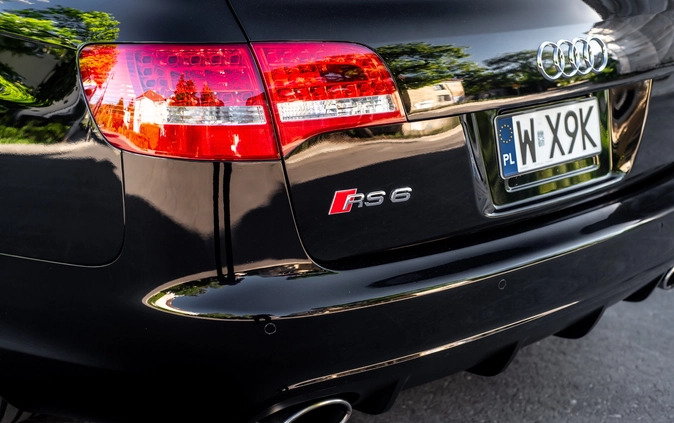 Audi RS6 cena 164000 przebieg: 112000, rok produkcji 2010 z Warszawa małe 631